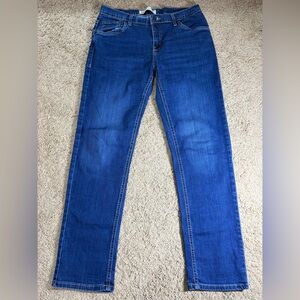 Levi's Boys Husky 16 Straight Leg Jeans in Deep Blue